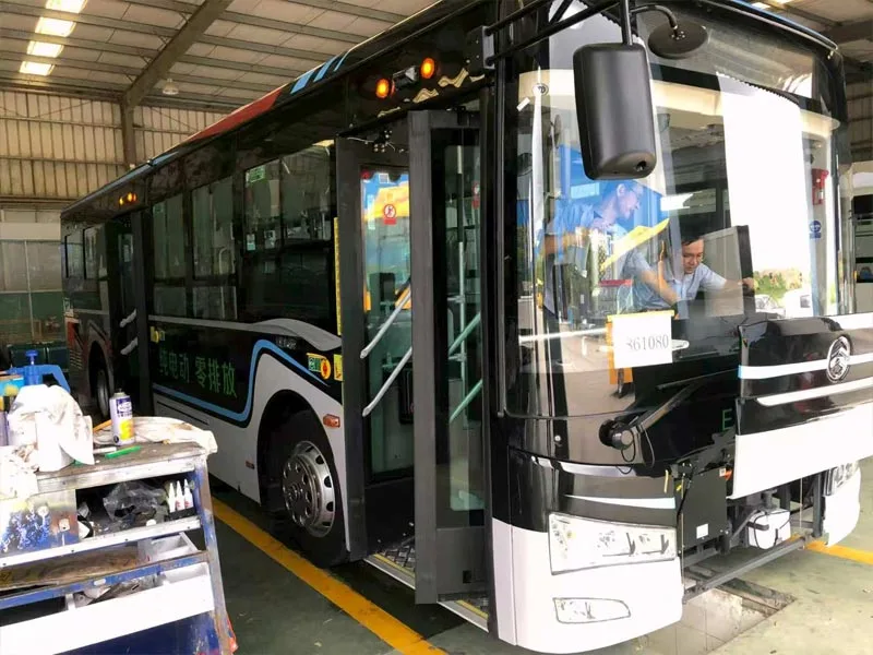Langdistance bus lufttank drænventil